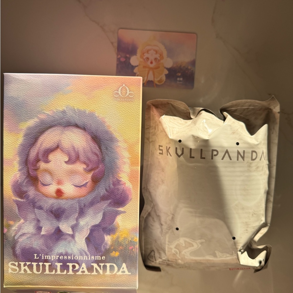 NEW POP MART skull panda l impressionnisme DAWN